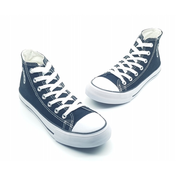 Sneaker Πάνινο Ψηλό Τύπου Σταράκι - Image 4