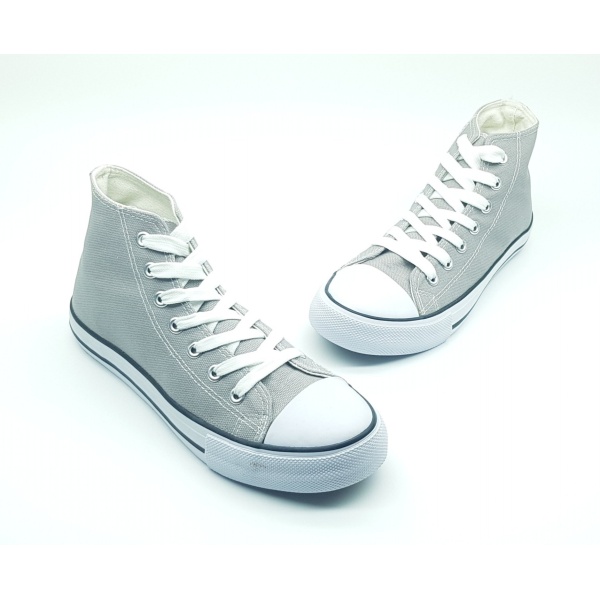 Sneaker Πάνινο Ψηλό Τύπου Σταράκι - Image 4