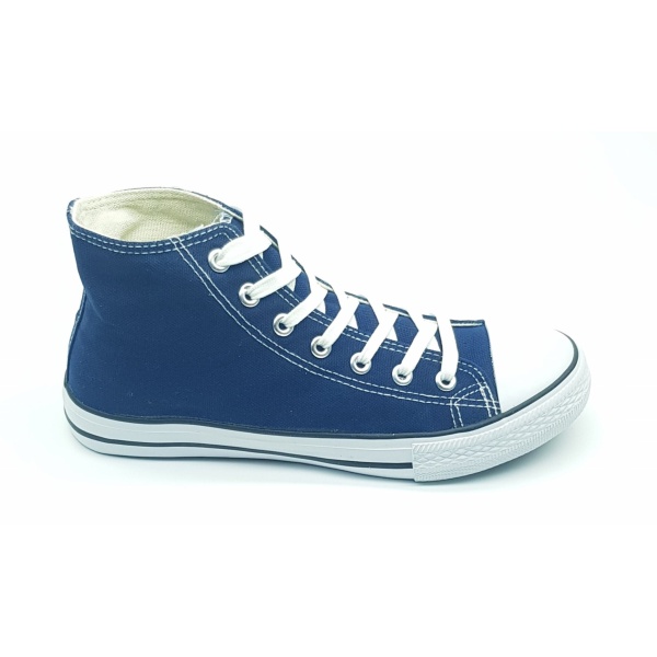 Sneaker Πάνινο Ψηλό Τύπου Σταράκι