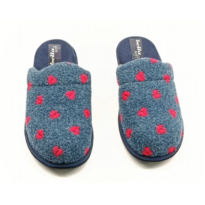 Παντόφλες Ανατομικές Μάλλινες BELLA