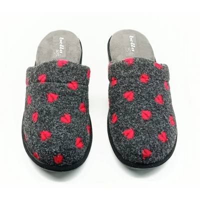 Παντόφλες Ανατομικές Μάλλινες BELLA